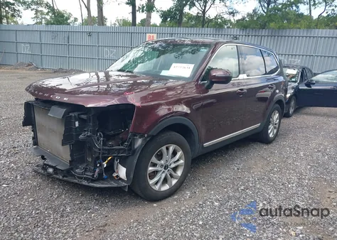 2022 Kia Telluride Lx из США, поврежденный, VIN 5XYP2DHC4NG263821